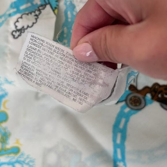 Vintage 1998 Hanna Barbera Bibb Company Scooby Doo Sheets Pillowcase - Picture 9 of 10